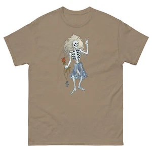 Camiseta clásica unisex Jerry Garcia Rosebud Skeleton Grateful Dead - Imagen 1 de 11