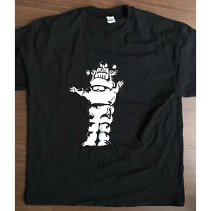 ROBBY THE ROBOT FORBIDDEN PLANET BLACK HEAVY COTTON SHORT SLEEVE T-SHIRT SIZE: L - Picture 1 of 3