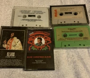 Lot of 5 Vintage 70's/80's cassettes - Elvis+others -Look and Read description! - Picture 1 of 8