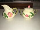 Franciscan Desert Rose Creamer And Sugar Bowl With Lid Euc Made In Usa-Calf