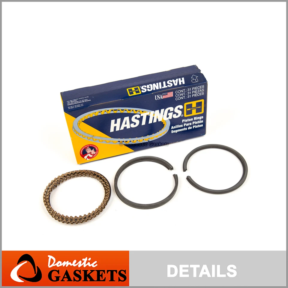 Hastings 活塞环 适合 88-04 道奇 CUMMINS 5.9L 涡轮柴油 12V 6B 6BT 6BTA — 第 1/4 张图片