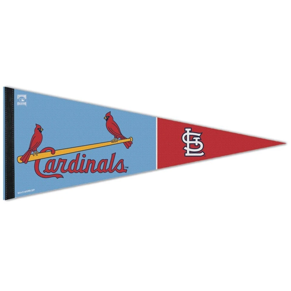 ST. LOUIS CARDINALS COOPERSTOWN ROLL UP FELT PREMIUM PENNANT 12"x30" WINCRAFT 🐦 - Image 1 of 1