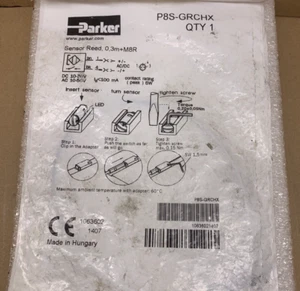 PARKER P8S-GRCHX SENSOR REED 0,3m + M8R 10-30V AC/DC **NEW** - Picture 1 of 4