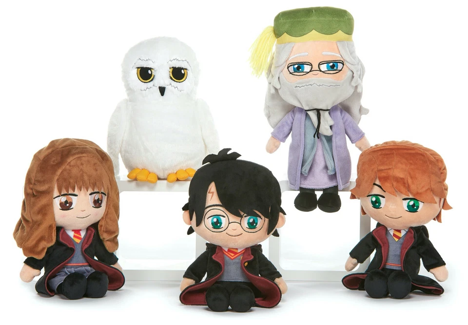NEW OFFICIAL 12" HARRY POTTER SOFT PLUSH TOYS HEDWIG DUMBLEDORE  - Image 1 of 1