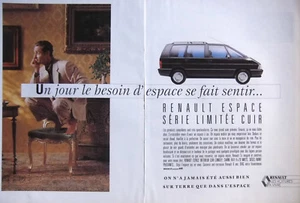 PRESSEWERBUNG 1990 LA RENAULT ESPACE LIMITIERTE SERIE LEDER - Bild 1 von 1