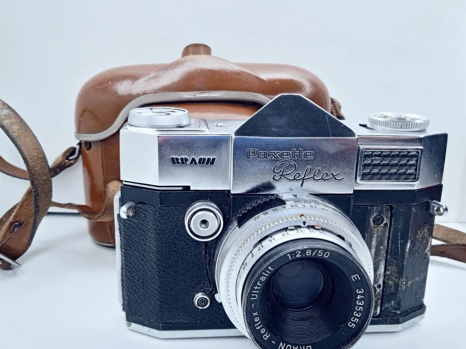 Cámara fotográfica Braun Paxette Reflex 35 mm SLR de colección con lente Ultralit 50 mm f/2,8 Foto 1 de 4