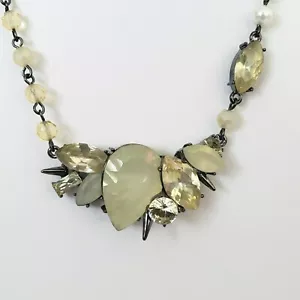 Erickson Beamon Rocks Halskette Einfassung Set facettierte Perlen Nachahmung Perlen 16" - Bild 1 von 9