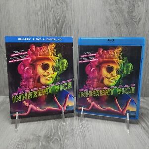 Inherent Vice Blu-ray + DVD + Digital w/ OOP Rare Slipcover. Phoenix Brolin 