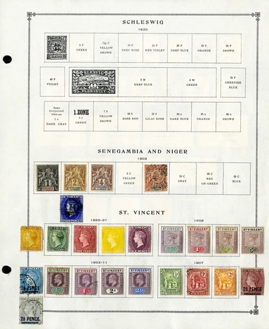 St. Vincent 1883 to 1992 Mint & Used Advanced Stamp Collection Cover