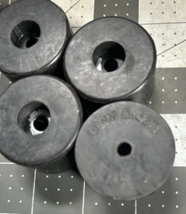 4 Piedini in gomma grandi Penn Elcom resistenti laterali dritti senza conicità - Foto 1 di 6