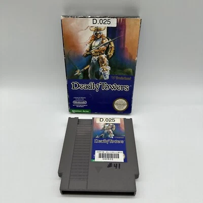 Deadly Towers Nintendo Entertainment System NES No Manual - Image 1 of 4