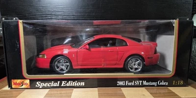 Ford Mustang Cobra SVT Terminator rojo 1:18 edición especial Maisto 2003 '03 Foto 1 de 4