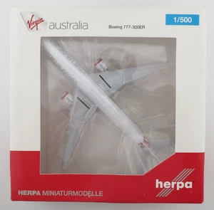 Herpa Virgin Australia Boeing 777-300ER Modelo - 1:500 - 526593 - Imagen 1 de 19