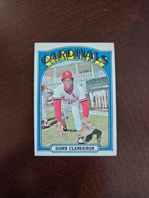 Tarjeta de béisbol Donn Clendenon 1972 Topps #671 St. Louis Cardinals número alto Foto 1 de 2
