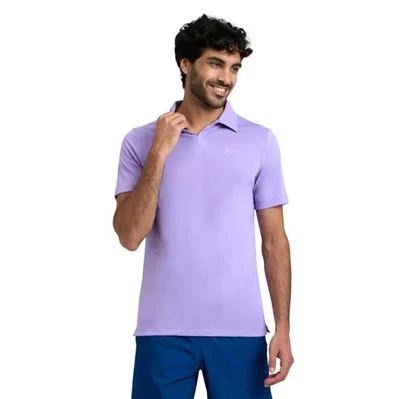 ARENA Herren Poloshirt Solid Cotton Piquet Polohemd Dark Lavanda, M - Bild 1 von 4