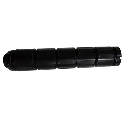 BLACK SPIRAL Linear CNC Threaded 1/2x28 Muzzle Brake, Compensator – Steel, Black – 6" Long