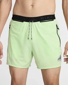 Nike Trail 5” Running Shorts Green Second Sunrise DV9311-376 Size Medium M - Picture 1 of 10