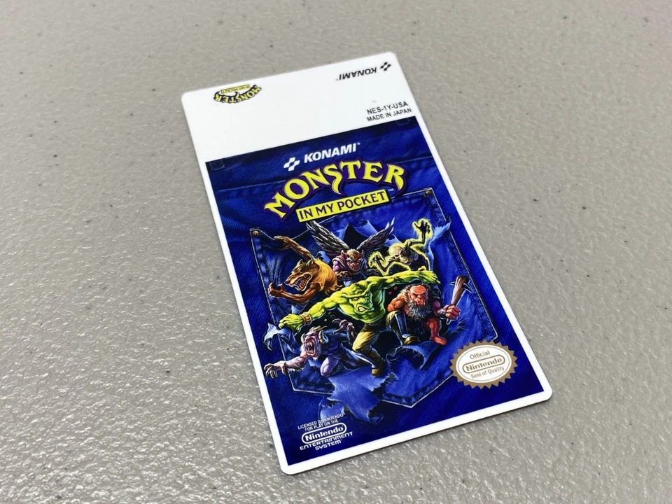 Etiqueta de repuesto Monster in My Pocket (NES Nintendo) Foto 1 de 1