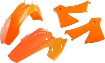 Kit de carrocería de guardabarros de plástico Acerbis naranja KTM 450 MXC 04 Foto 1 de 4
