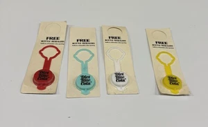 DIET RITE COLA Vintage Flaschenwiederverkäufer 4 Stück Kohlensäure Werbung Neu - Bild 1 von 6