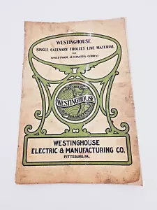 1907 Westinghouse Electric & MFG Co. Single Catenary Trolley Line Material - Picture 1 of 9