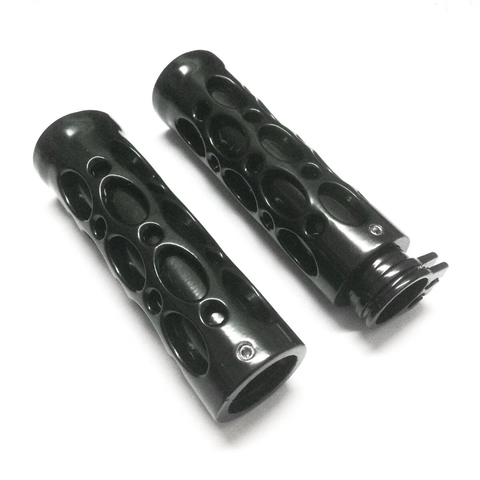 Manillar de agarre de 7/8" con forma hueca de agujero negro para Yamaha FZR YZF600 600R R1 R6 R6S Foto 1 de 4