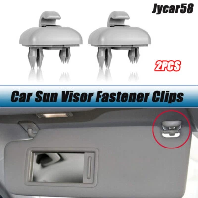 2 peças para Audi A6 C5 A4L A6L Q5 Q3 A5 suporte de fivela de clipe de para-sol - Imagem 1 de 4