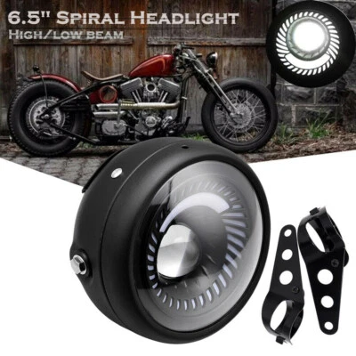 Capa de montagem para farol de motocicleta retrô 6,5" com kit de suporte para corrida de café personalizada - Imagem 1 de 4