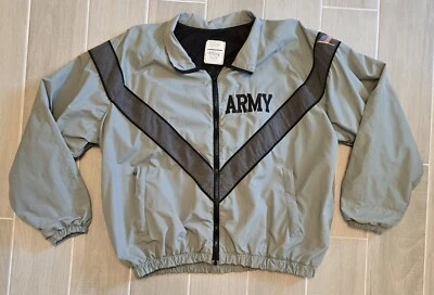 Куртка мужская армейская США средний размер серая камуфляжная вентилируемая ветровка IPFU военная США - Изображение 1 из 4