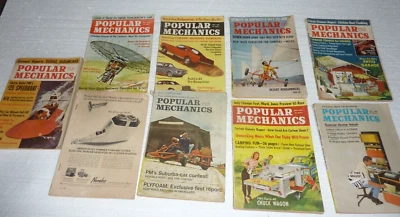 Lot of 9 Popular Mechanics Magazines 1964-65 Issues - Image 1 of 4