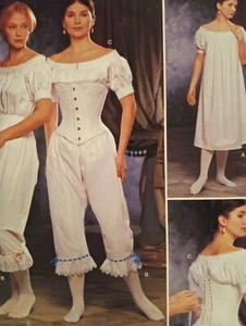 Historical Corset Sewing Pattern 1139 Chemise Bloomer Drawers Sewing Pattern - Picture 1 of 2