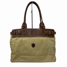 [Japan Used Bag] Felisi 09-41 Handbag Tote Bag Nylon Leather Beige Brown Men'S W