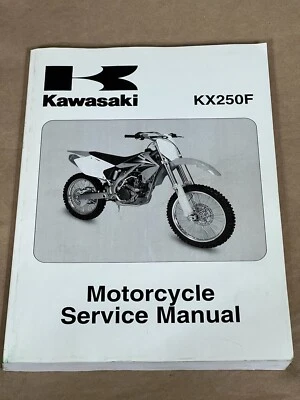 Kawasaki KX250F 2004 2005 manual de reparación de servicio de fábrica Foto 1 de 4