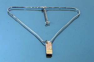 Christian Dior Logo SS Sliver Pink Necklace Chain w/Pendant Women's Accessories - Picture 1 of 19