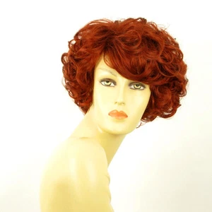 Parrucca donna ricci corta rame intenso: marie lou 350 - Imagen 1 de 8