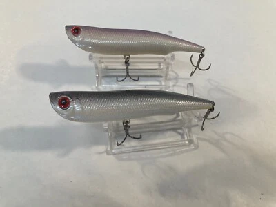 2 Custom Topwater, Walking Style Fishing Lures For Bass - Image 1 of 4