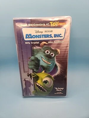 Monsters Inc Disney Pixar VHS Clamshell Blue Tape Special Edition Movie - Image 1 of 4