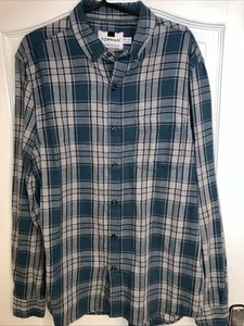Topman Men’s Check Shirt- Medium- Green- Pre Owned - Picture 1 of 3