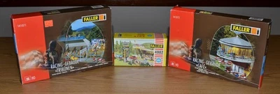 Новый 3 Faller HO гонки трибуна террасы гонки кафе Dunlop счет полюс - Изображение 1 из 4