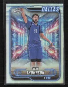 2024-25 Topps Chrome #178 Klay Thompson Refractor Dallas Mavericks - Picture 1 of 2