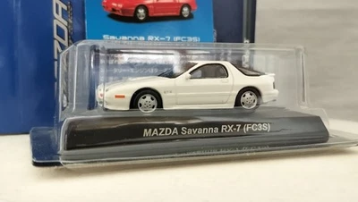 Mini coche fundido a presión blanco KYOSHO 1/64 MAZDA SAVANNA RX-7 (FC3S) Foto 1 de 4