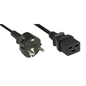 Netzkabel Standardstecker > Kaltgerätebuchse # 16658A - Bild 1 von 2