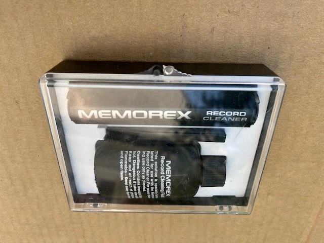 Kit de cuidados de limpeza vintage estéreo hi-fi Memorex disco, toca-discos eletrônico  - Imagem 1 de 1