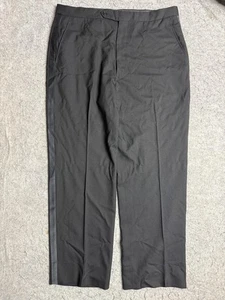 Vintage Brooks Brothers Pants Mens 35R Black Brooksease Tuxedo Made USA 90s - Picture 1 of 12