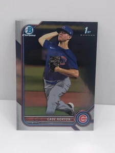 Cade Horton 2022 Bowman Chrome Draft Prospects 1st #BDC-193 CHICAGO CUBS - Imagen 1 de 2