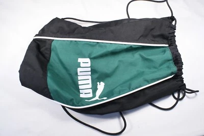 Mochila saco de gimnasio con cordón verde/negro PUMA Foto 1 de 3