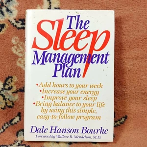 The Sleep Management Plan by Dale Hanson Bourke Hard Cover 1986 Good - Foto 1 di 8