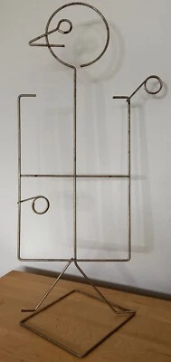 Vintage MCM Figural Wire Metal Display Stand Mid Century Modern Sculptural 50s - Image 1 of 4
