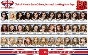 New Clairol Nice' n Easy Crème Natural Permanent Hair Dye Colorant Sale Oil Infu