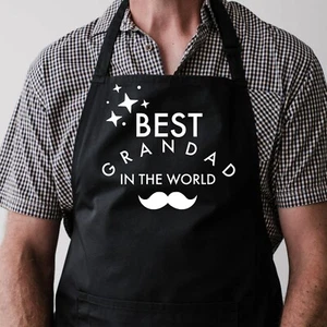 Delantal Mejor Abuelo del Mundo, Regalo para Abuelo, Abuelo Regalo, Cocina Divertida - Imagen 1 de 1